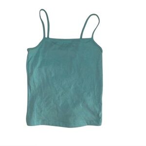 women’s blue green teal  tank top cami shirt